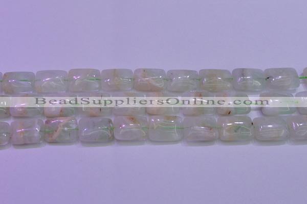 CFL1227 15.5 inches 15*20mm rectangle green fluorite gemstone beads