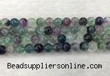 CFL1453 15.5 inches 10mm round fluorite beads wholesale