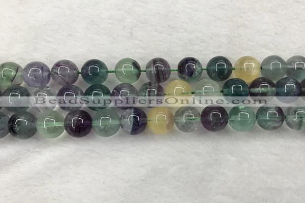 CFL1454 15.5 inches 12mm round fluorite beads wholesale