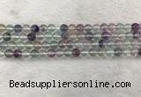 CFL1471 15.5 inches 6mm round AA grade fluorite gemstone beads