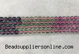 CFL1490 15.5 inches 8mm round rainbow fluorite gemstone beads