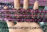 CFL1499 15.5 inches 12mm round purple fluorite gemstone beads