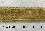 CFL1510 15.5 inches 10mm round yellow fluorite gemstone beads