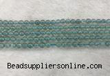 CFL1514 15.5 inches 4mm round blue fluorite gemstone beads