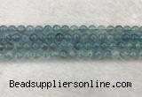 CFL1515 15.5 inches 6mm round blue fluorite gemstone beads