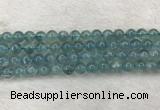 CFL1516 15.5 inches 8mm round blue fluorite gemstone beads