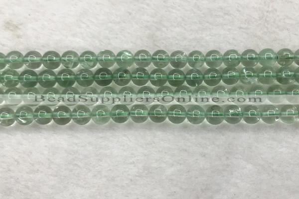 CFL1522 15.5 inches 6mm round green fluorite gemstone beads