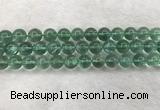 CFL1525 15.5 inches 12mm round green fluorite gemstone beads