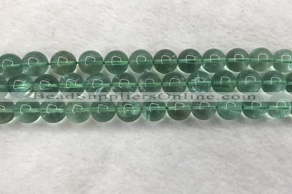 CFL1525 15.5 inches 12mm round green fluorite gemstone beads