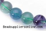 CFL16  A- grade 14mm round natural fluorite gemstone beads