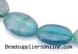 CFL19 8*12mm oval A- grade natural fluorite beads Wholesale