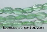 CFL335 15.5 inches 8*12mm oval natural green fluorite beads