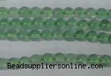 CFL601 15.5 inches 6mm round AB grade green fluorite beads wholesale