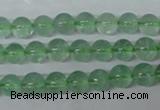 CFL602 15.5 inches 8mm round AB grade green fluorite beads wholesale