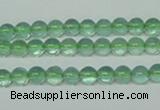 CFL611 15.5 inches 6mm round A grade green fluorite beads wholesale