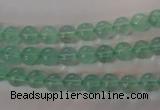 CFL851 15.5 inches 6mm round green fluorite gemstone beads