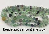 CFL930 15.5 inches 6mm - 12mm round fluorite graduated beads