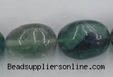 CFL955 15.5 inches 20*26mm nuggets natural fluorite beads wholesale