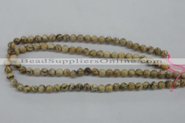 CFS01 15.5 inches 8mm round natural feldspar gemstone beads