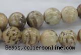 CFS04 15.5 inches 14mm round natural feldspar gemstone beads