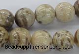 CFS05 15.5 inches 16mm round natural feldspar gemstone beads