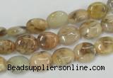 CFS201 15.5 inches 8*10mm oval natural feldspar gemstone beads