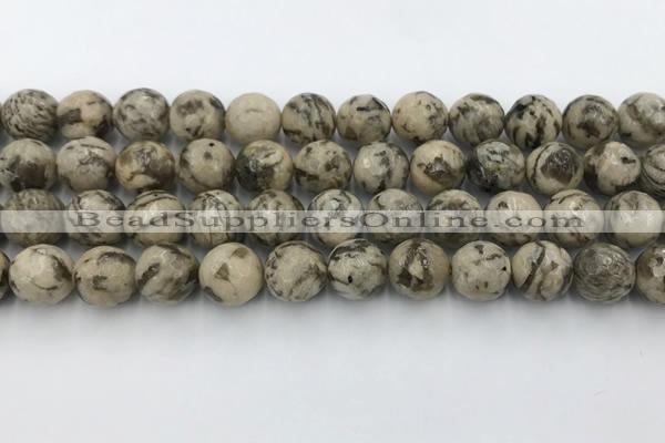 CFS411 15.5 inches 10mm faceted round feldspar beads wholesale