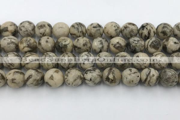 CFS412 15.5 inches 12mm faceted round feldspar beads wholesale