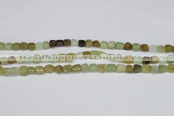 CFW116 15.5 inches 5*8mm - 8*10mm nuggets flower jade gemstone beads