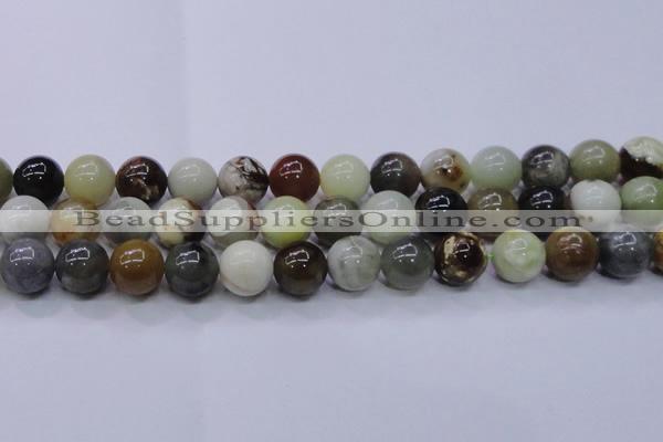 CFW17 15.5 inches 16mm round flower jade beads wholesale