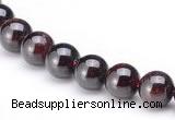 CGA01 8mm round natural garnet gemstone beads Wholesale