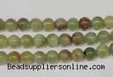 CGA202 15.5 inches 6mm round natural green garnet beads