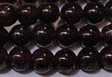 CGA352 14 inches 4mm round natural red garnet beads wholesale