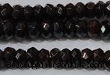 CGA458 15.5 inches 4*6mm faceted rondelle natural red garnet beads