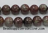 CGA50 15.5 inches 10mm round red green garnet gemstone beads