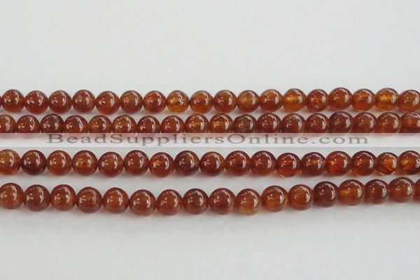 CGA511 15.5 inches 6mm round AA grade yellow red garnet beads