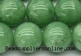 CGA932 15 inches 10mm round green angel skin beads