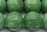 CGA933 15 inches 12mm round green angel skin beads