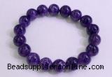 CGB2572 7.5 inches 11mm round charoite gemstone beaded bracelets