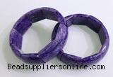 CGB2581 7.5 inches 18*25mm charoite gemstone bracelet