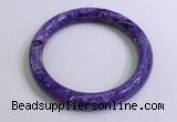 CGB2584 Inner diameter 60mm fashion charoite gemstone bracelet