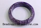 CGB2585 Inner diameter 60mm fashion charoite gemstone bracelet