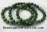 CGB2617 7.5 inches 8mm round diopside quartz beaded bracelets