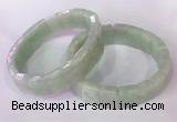 CGB2640 11*15mm faceted rectangle jade bracelets wholesale