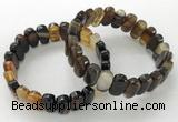 CGB3112 7.5 inches 8*15mm oval agate gemstone bracelets