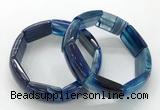 CGB3204 7.5 inches 18*29mm agate gemstone bracelets wholesale