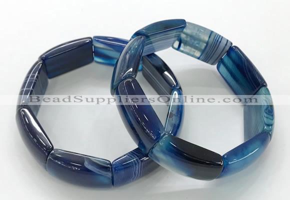 CGB3204 7.5 inches 18*29mm agate gemstone bracelets wholesale