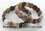 CGB3377 7.5 inches 10*15mm oval mookaite bracelets wholesale