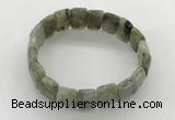 CGB3431 7.5 inches 12*15mm faceted rectangle labradorite bracelets