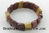 CGB3472 7.5 inches 12*17mm trapezoid mookaite bracelets